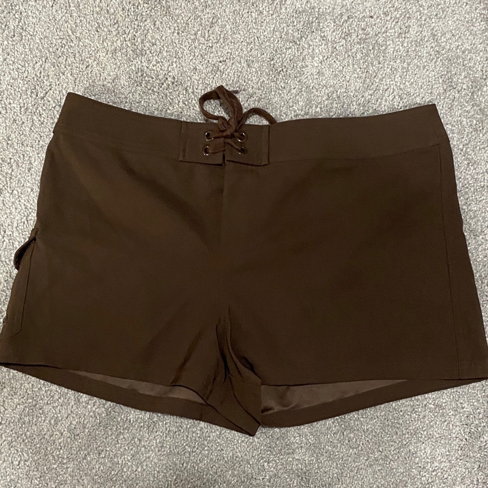 Jag Jeans Brown Lace-Up Women's Shorts